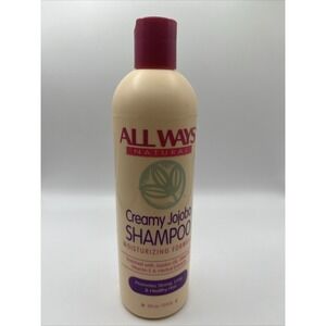 ALL WAYS Natural Creamy JOJOBA Shampoo Moisturizer Formula Herbal Extracts 12 FL